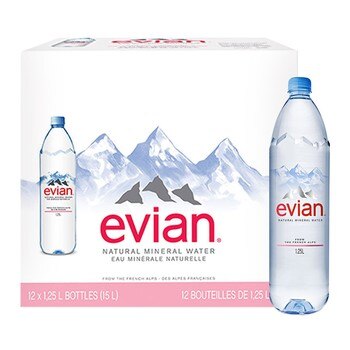 Evian 天然礦泉水 1250毫升 X 12瓶 Evian 天然礦泉水 1250毫升 X 12瓶