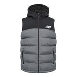 New Balance 男保暖填充背心 灰