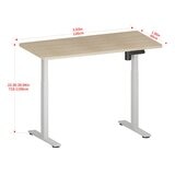 Remeco 電動升降桌 淺咖啡