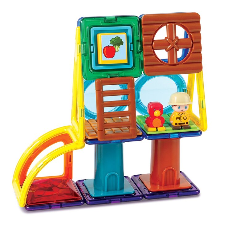 Magformers 磁性建構片 歡樂農場 48片裝 / 3歲以上