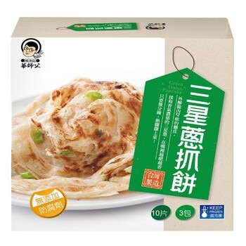 華師父 冷凍抓餅 120公克 X 30入 華師父 冷凍抓餅 120公克 X 30入