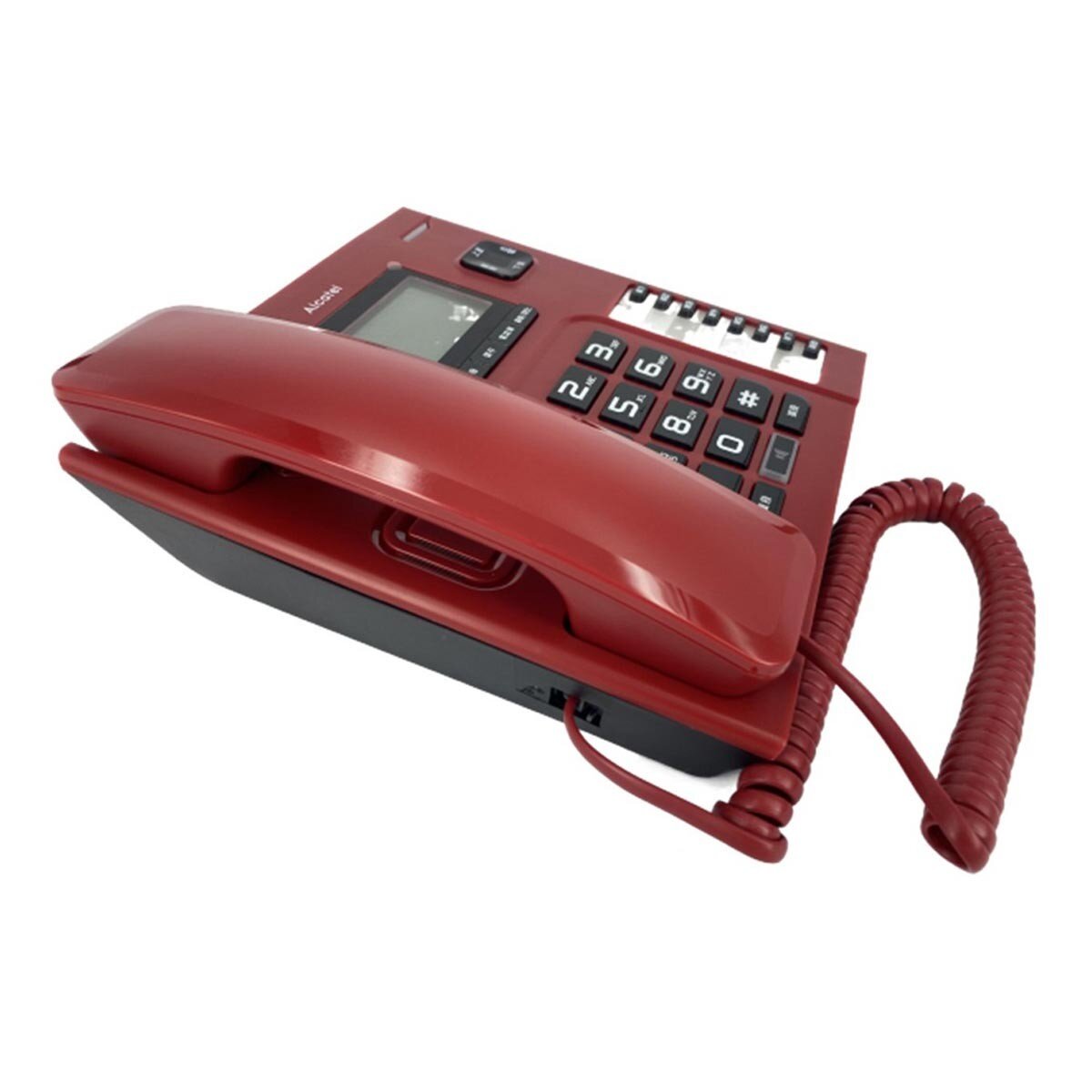 Alcatel 阿爾卡特 交換機專用家用電話 T76 TW 紅