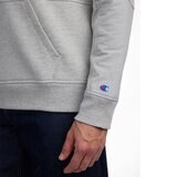 Champion 男長袖連帽上衣 灰 S