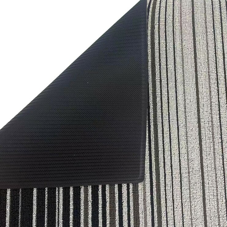 Korhani Studio 條紋地墊 60公分 X 90公分 X 0.7公分 黑
