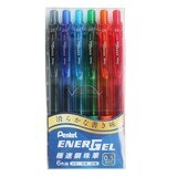 Pentel ENERGEL 極速鋼珠筆六色組 0.5公釐 A組 X 2入