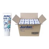 Jordan 6-12歲 兒童分齡含氟牙膏 含氟1000ppm 葡萄口味 75公克 X 12入