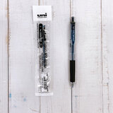 三菱 uni-ball Signo RT UMN-138 超細自動鋼珠筆 0.38公釐 筆12支+筆芯24支 黑