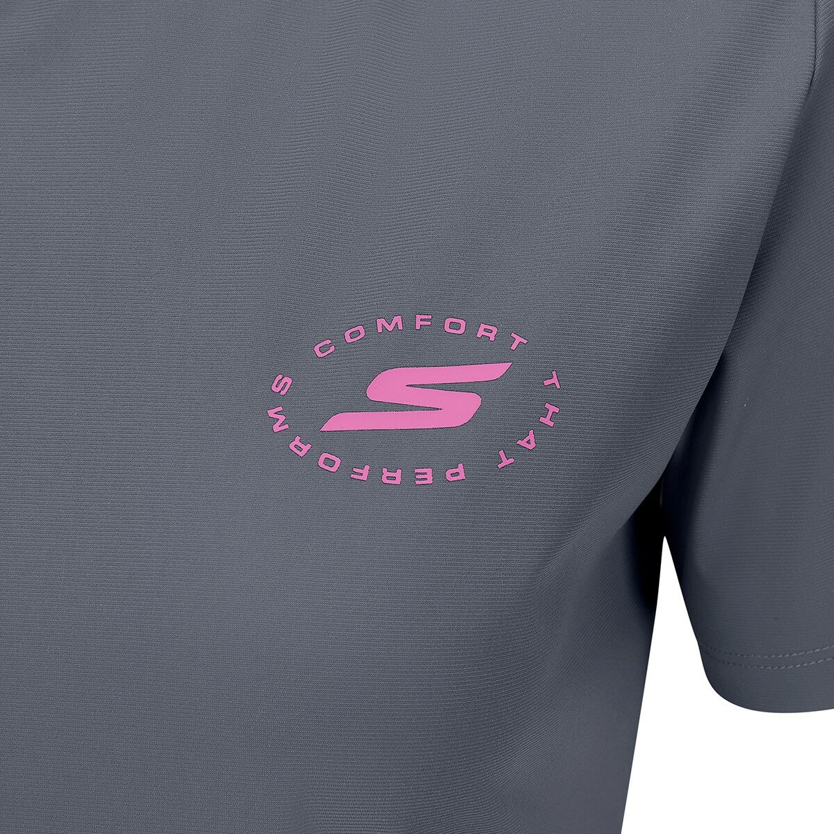 Skechers 女涼感短袖上衣 深灰