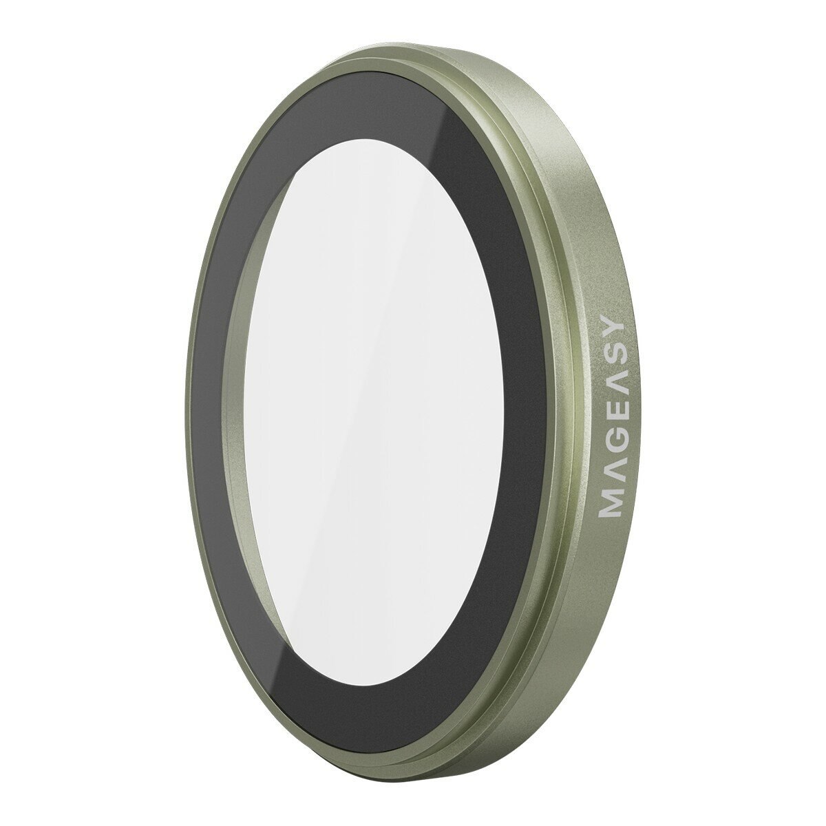 MAGEASY Bright M 不發黃軍規磁吸透明殼 iPhone 17 (白磁圈) + 鏡頭保護貼Lenz(鼠尾草) + Vetro 9H 鋼化玻璃保護膜