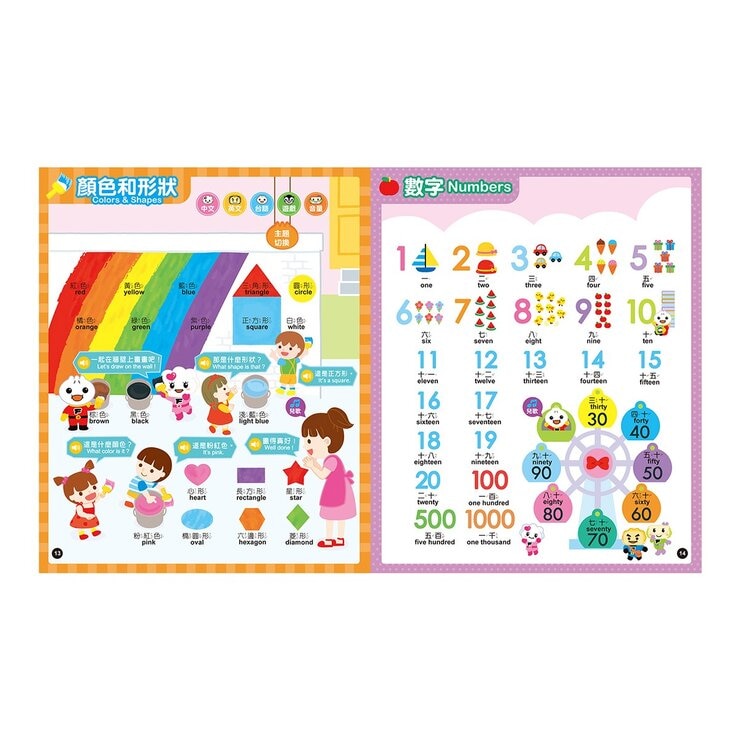 Food超人 小手點讀語文有聲寶盒(2冊)