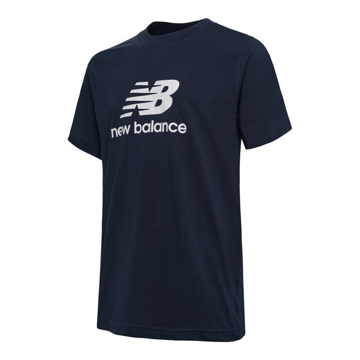 New Balance 男經典 Logo 短袖上衣 深藍