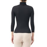 AS 極上 女高領長袖衛生衣 黑色 M