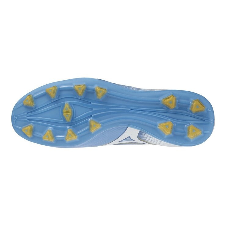 Mizuno 男足球鞋 α lll SELECT P1GA266525 藍+黃