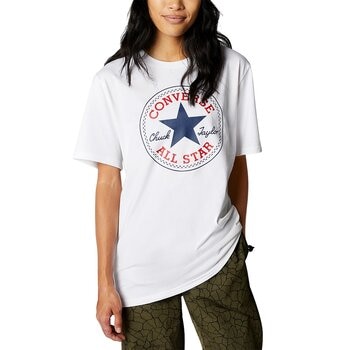 Converse 男短袖上衣 白 M