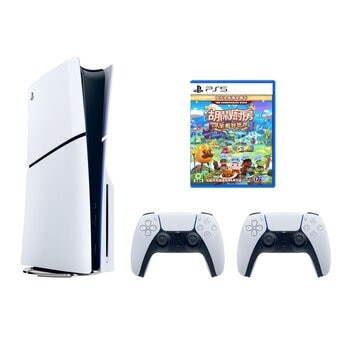 Sony PlayStation 5 Slim 光碟版 + 胡鬧廚房 + 雙手把同捆組