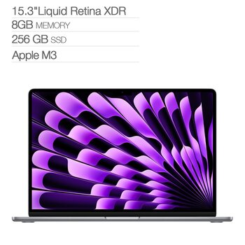 Apple MacBook Air 15吋 搭配 M3 晶片 8 核心 CPU 10 核心 GPU 8GB 記憶體 256GB SSD