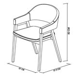 Bentley Designs Camden 扶手椅2入