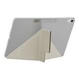 MAGEASY Facet 全方位支架透明背蓋保護套 適用於 2024 iPad Air 13吋 2025 M3 / 2024 M2 星光白