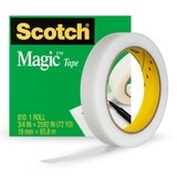 3M Scotch 隱形膠帶 19公釐 X 65.8公尺 X 6入