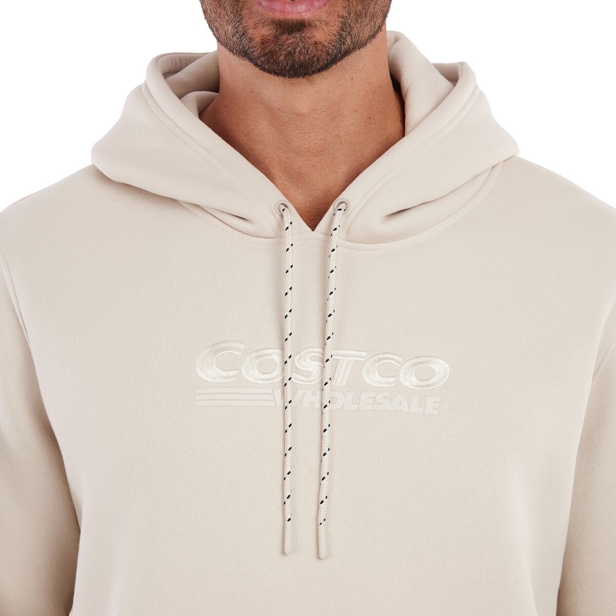 科克蘭 連帽長袖上衣 象牙白