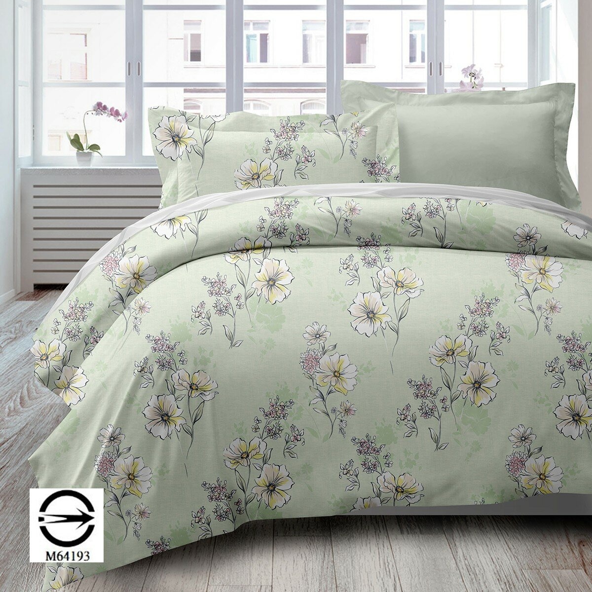 Caliphil 美國棉雙人加大床包被套六件組 183公分 X 190公分 維西