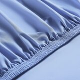 Don Home 涼感素色雙人特大床包枕套 3件組 182公分 X 212公分 藍灰