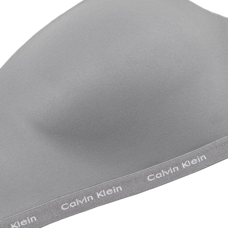 Calvin Klein 女無鋼圈內衣兩入組 黑+灰 S