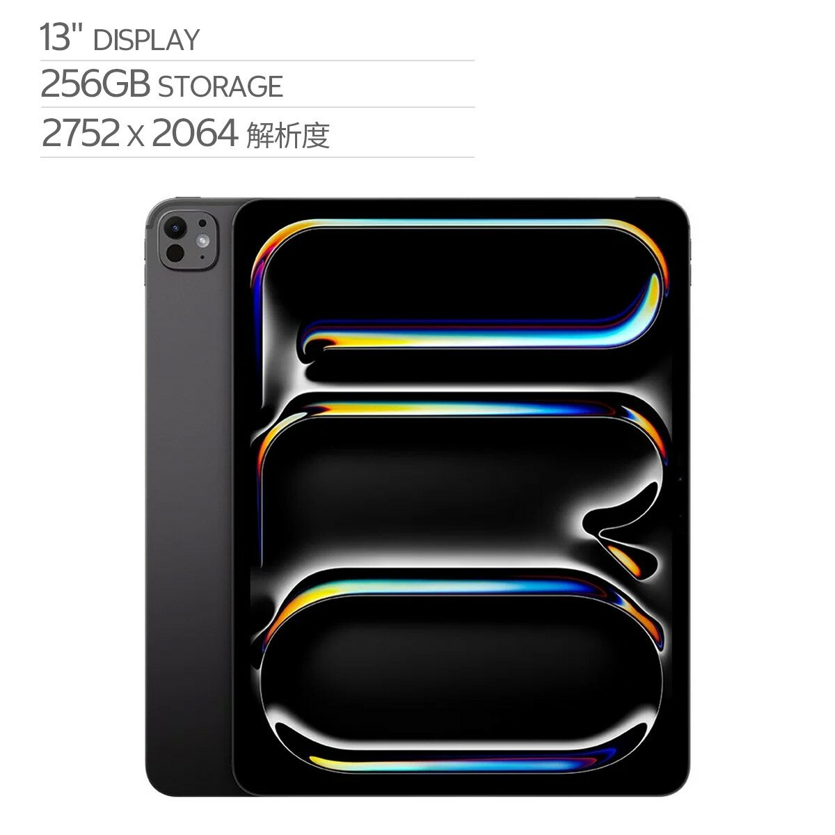 Apple 13 吋 iPad Pro Wi‑Fi 256GB 配備標準玻璃 太空黑色