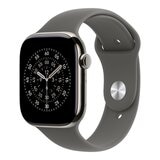 Apple Watch Series 11 GPS + 行動網路 46公釐 原色鈦金屬錶殼 附灰石色運動型錶帶 M/L