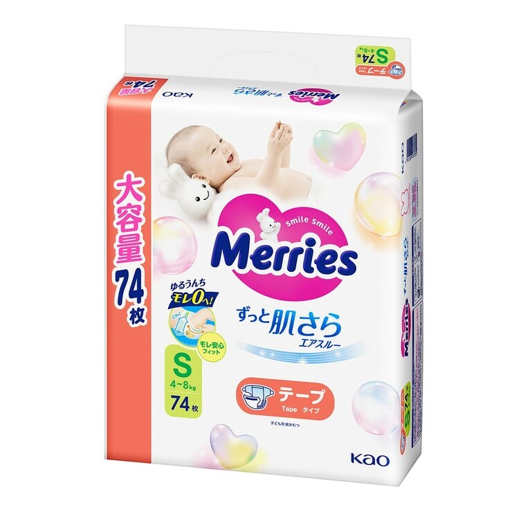 妙而舒 金緻柔點紙尿褲 S號 148片