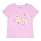 Pekkle 兒童圓領短袖上衣四件組 花花 6T