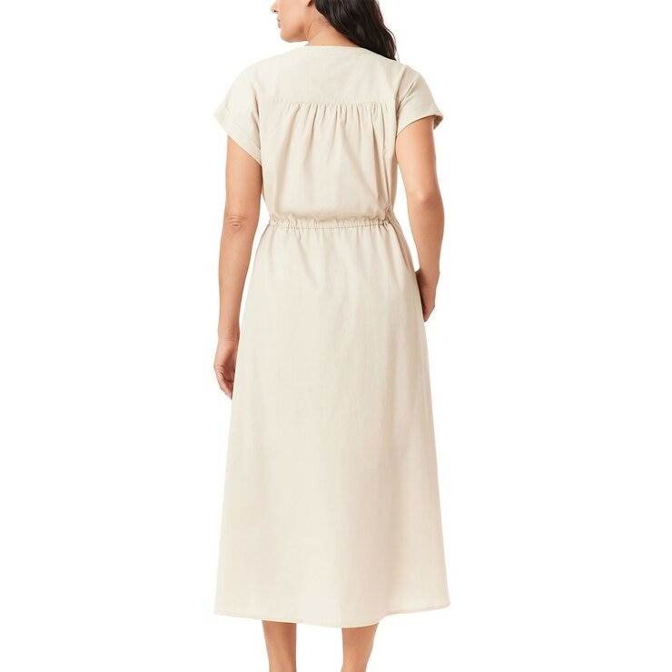 Scotch & Soda 女無袖連身洋裝 米白