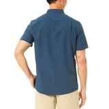 Tailor Vintage 男短袖襯衫 深藍