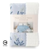 Berkshire 印花薄被毛毯 152公分 X 177公分 葉子