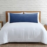 Sutton Place 壓花長抱枕 50公分 X 121公分 靛藍