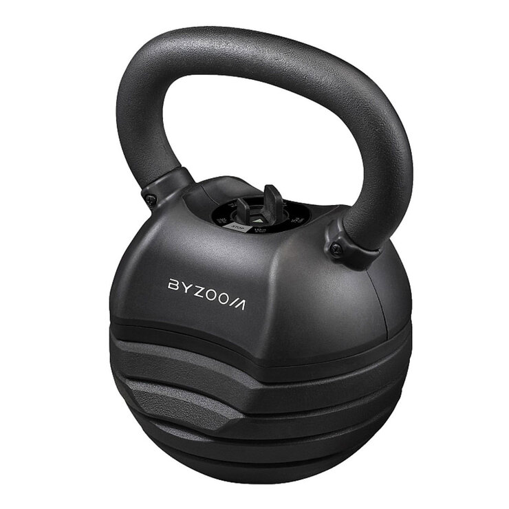 ByZoom 5段重量秒速可調整式壺鈴 30磅 黑