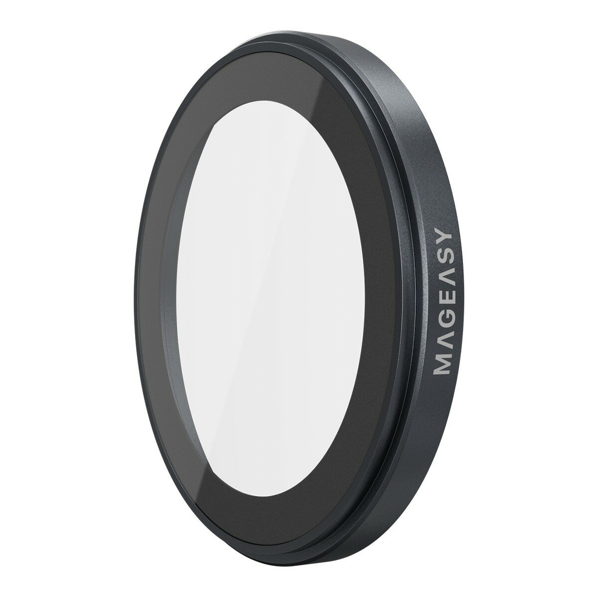 MAGEASY Bright M 不發黃軍規磁吸透明殼 iPhone 17 (白磁圈) + 鏡頭保護貼Lenz + Vetro 9H 鋼化玻璃保護膜