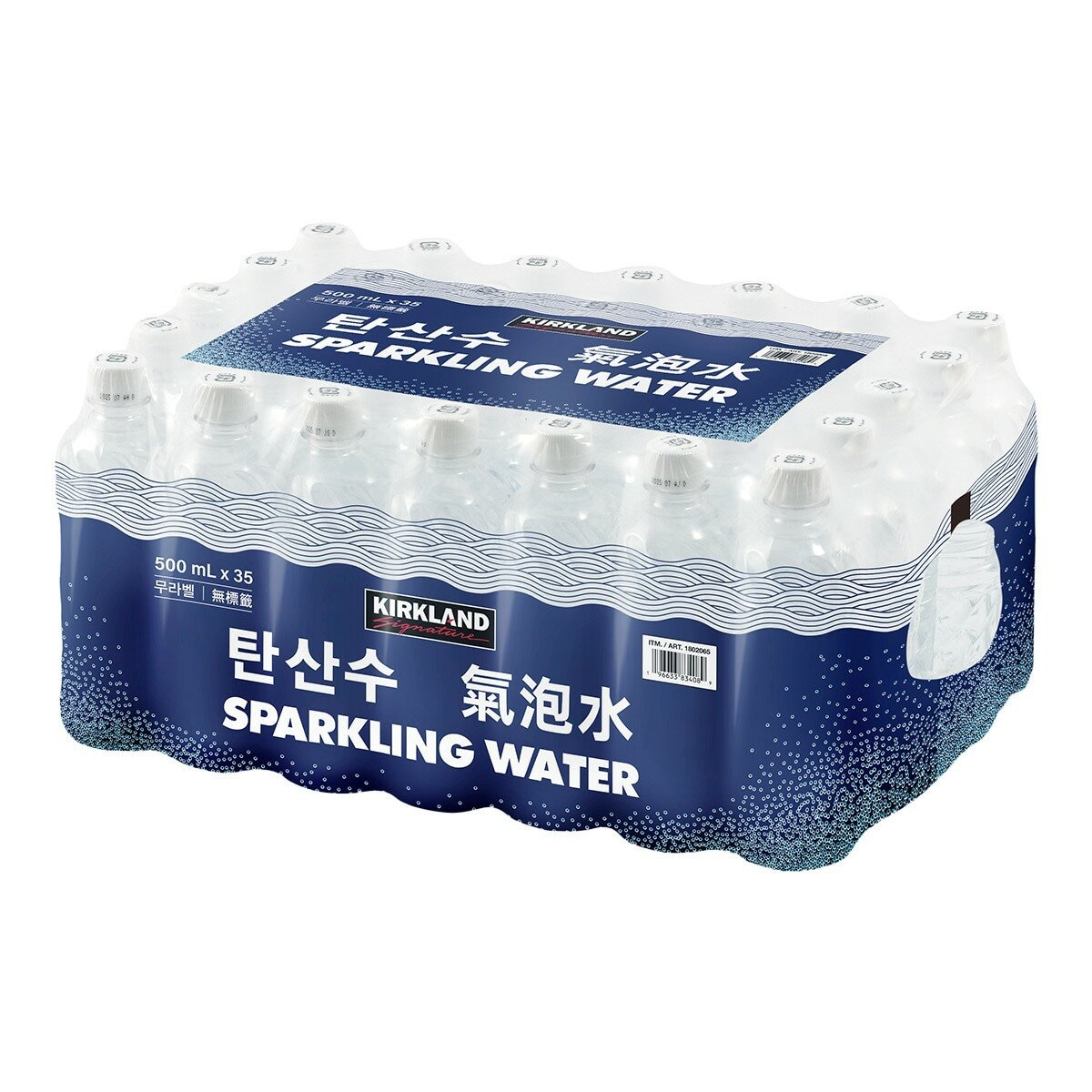 Kirkland Signature 氣泡水 環保無標籤款 500毫升 X 35瓶