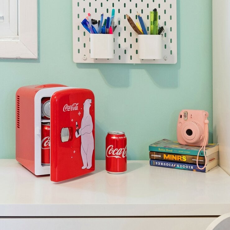 Coca-Cola 4公升迷你冷熱兩用冰箱 紅色