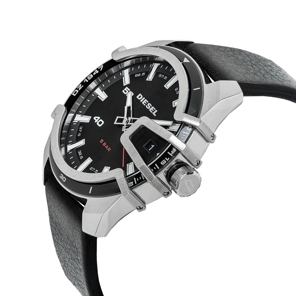 DIESEL 男錶 DZ1947 CAGED SS CS BLK