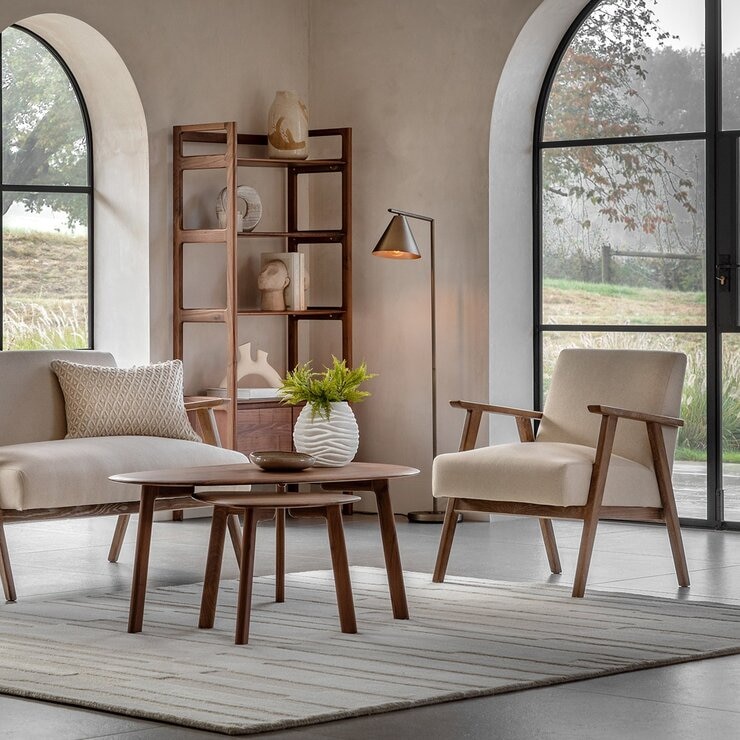 Gallery Neyland 亞麻布扶手椅