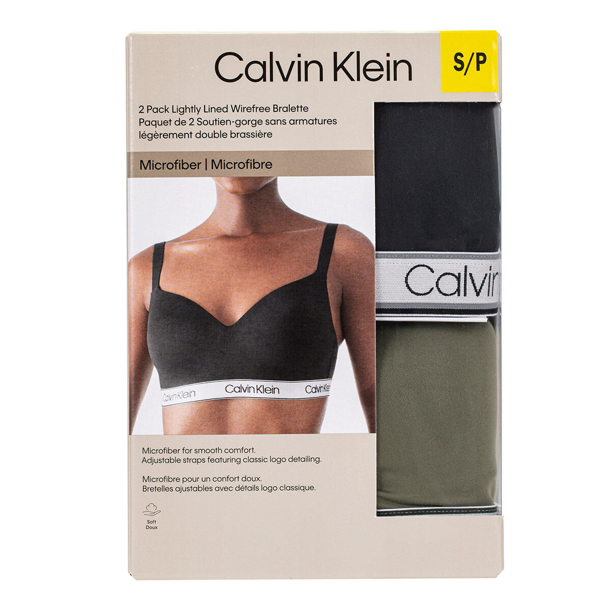 Calvin Klein 女無鋼圈內衣兩入組