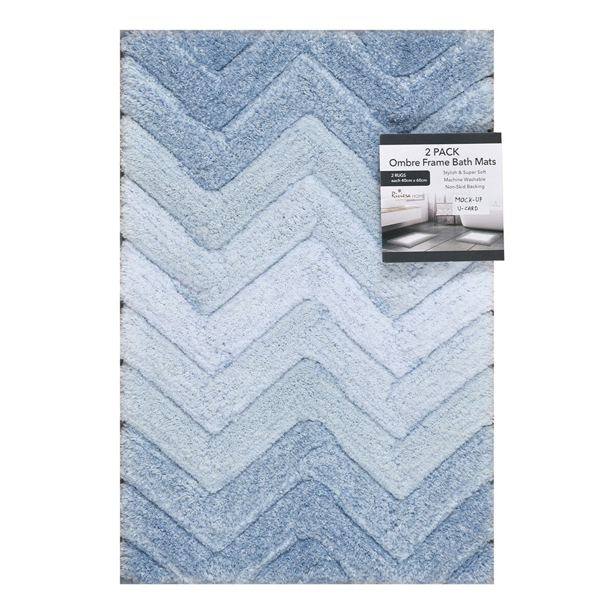 Riviera Home 浴室地墊 2入 40公分 X 60公分 Riviera Home 浴室地墊 2入 40公分 X 60公分