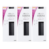 Sabrina 女防靜電褲襪三入組 黑