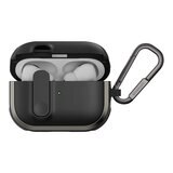 MAGEASY Odyssey 抗衝擊磁扣手繩耳機殼 AirPods Pro 1 & 2 金屬黑