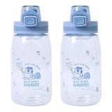 HOUSUXI 舒希 Peanuts Tritan 彈蓋冷水壺 550毫升 X 2件組 HOUSUXI 舒希 Peanuts Tritan 彈蓋冷水壺 550毫升 X 2件組