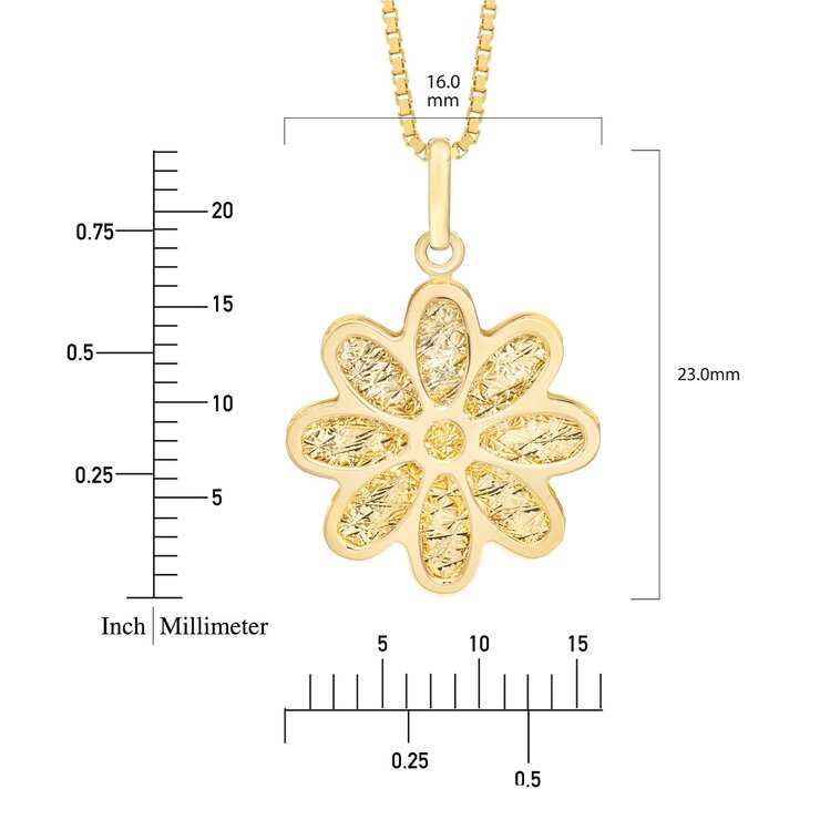 14K黃K金 花朵造型項鍊 - 1644442 14K黃K金 花朵造型項鍊 - 1644442