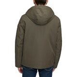 Tommy Hilfiger 男防風防潑水連帽外套 橄欖