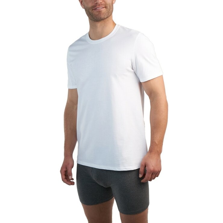 科克蘭 男短袖圓領上衣 6入 M