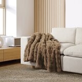 House & Home 泡泡毛舒適毯 152公分 X 177公分 咖啡